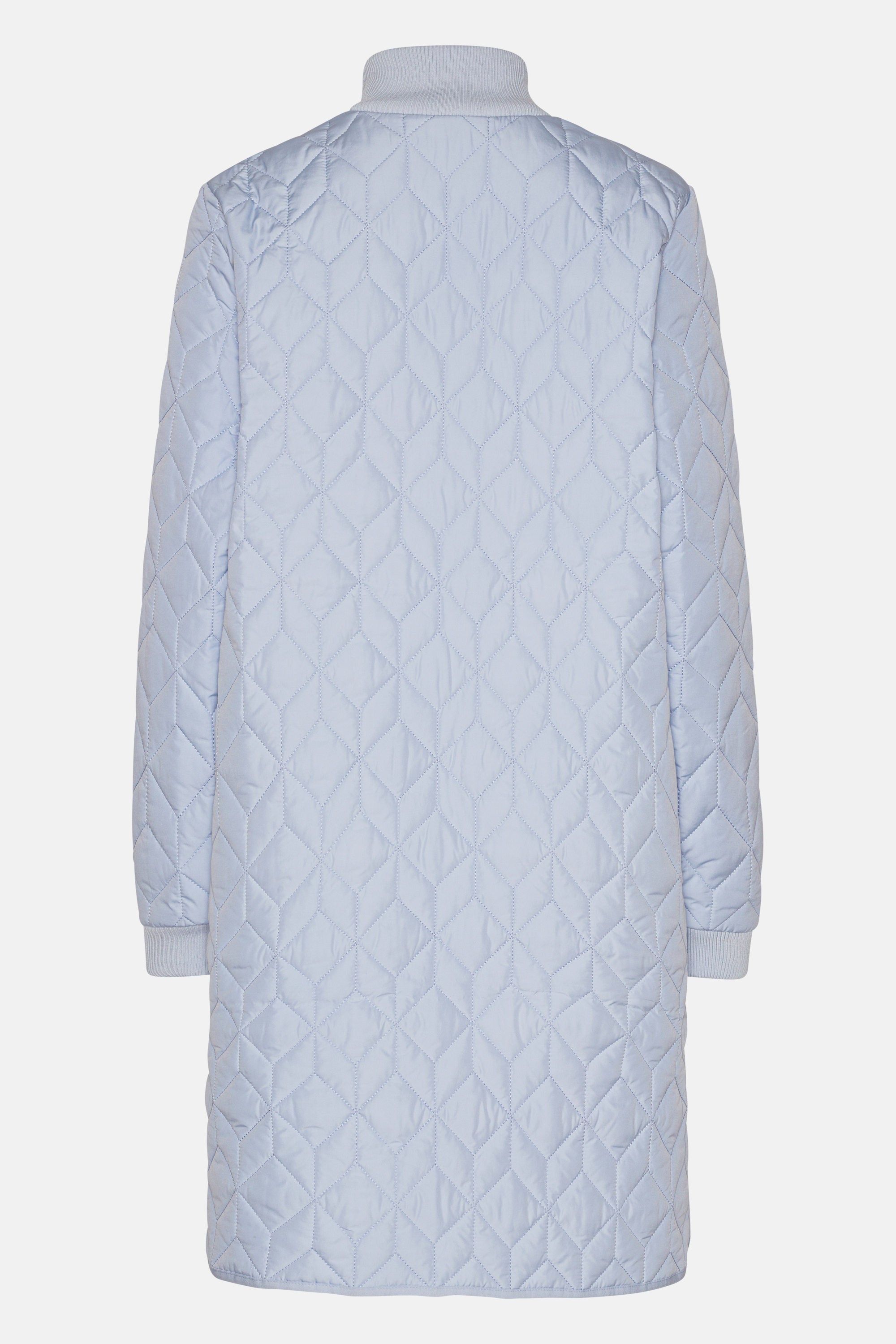 Langer Steppmantel - Heather